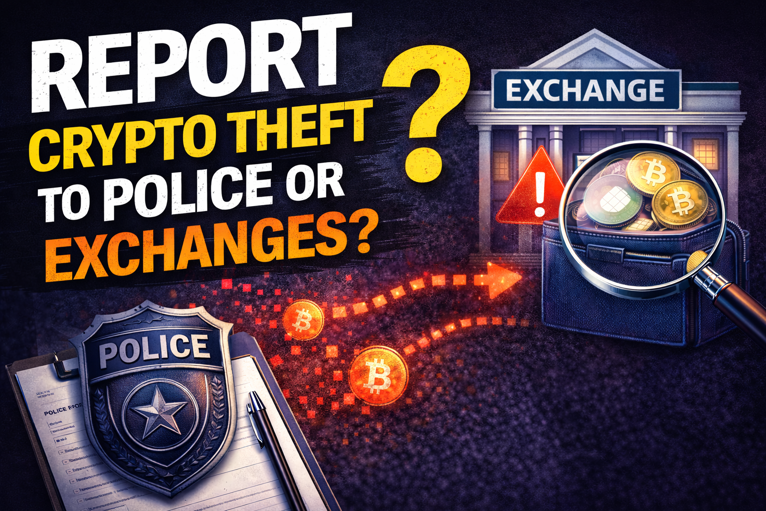 Should You Report Crypto Theft to Police or Exchanges?